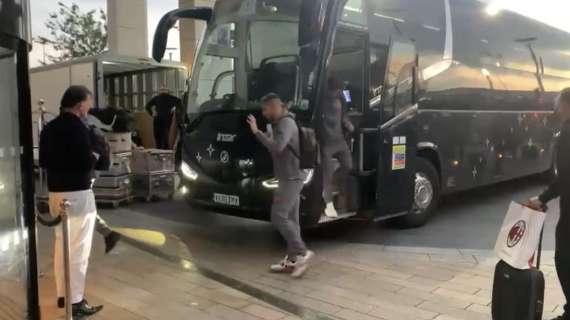 VIDEO MN - Champions League, ecco l'arrivo del Milan a Liverpool
