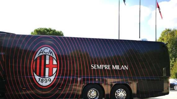 VIDEO MN - Verso Torino-Milan: la squadra rossonera è arrivata allo stadio