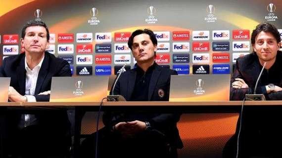 LIVE MN - Montella: "Bonucci, lo stop può avergli fatto bene. Io sono sereno, vogliamo il primato del girone"
