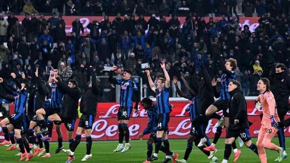 Serie A, la classifica aggiornata: l'Atalanta allunga in vetta, Milan a- 15 con due gare in meno