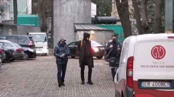 MN - Milan, Meité ha lasciato la sede rossonera dopo la firma 