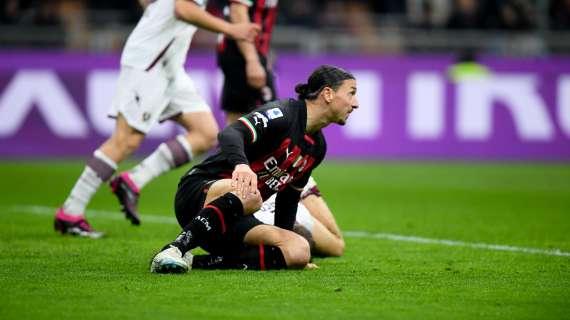 MN - Milanello, tutti in gruppo oggi in vista del Bologna. Solo Ibra ha fatto un lavoro personalizzato