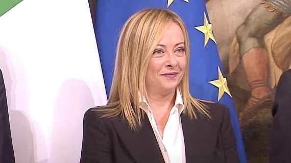 Premier Meloni: "Lo scudo penale per le società di calcio è insostenibile"
