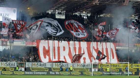 Allestita una grande coreografia da parte della Sud