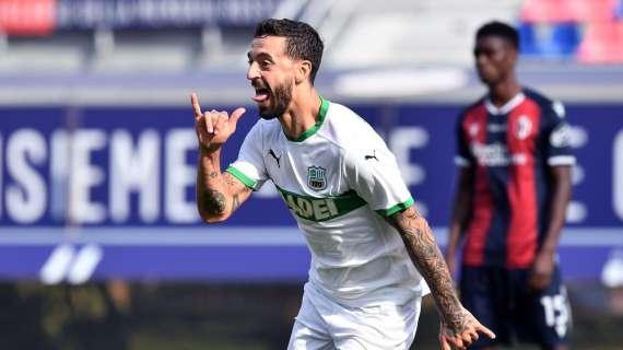 Pirotecnico 3-4 tra Bologna e Sassuolo: neroverdi secondi da soli in classifica