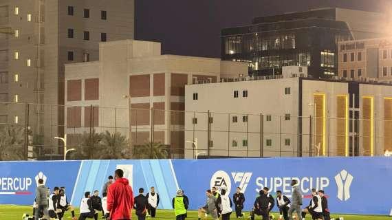Vigilia di Inter-Milan: nel pomeriggio di Riyad è prevista la rifinitura dei rossoneri