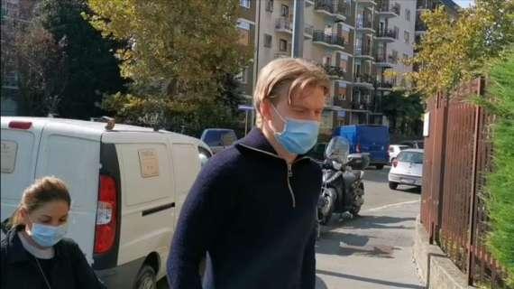 VIDEO MN - Hauge arrivato al Centro Ambrosiano per la visita d'idoneità
