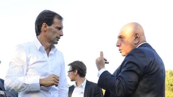 Che sorpresa al Vismara! Galliani, Braida e Allegri in visita al settore giovanile rossonero