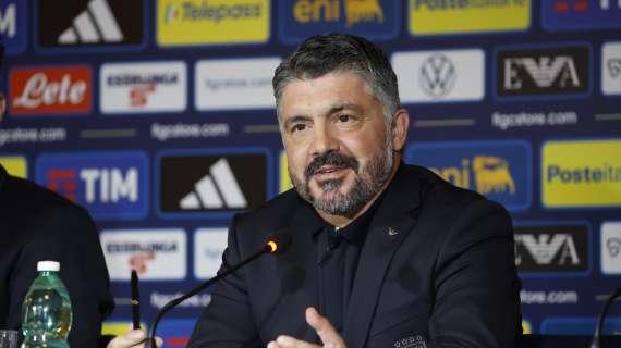 Il ct della Nazionale Gattuso ha fatto visita alla Roma a Trigoria