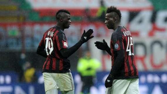 Gazzetta - Milan, Niang ha il 50% di possibilità di esserci contro il Genoa. Mihajlovic pensa a Balotelli dal primo minuto