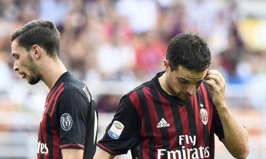 CorSera - Milan, doppia tegola per Montella: De Sciglio fuori un mese, stagione finita per Bonaventura