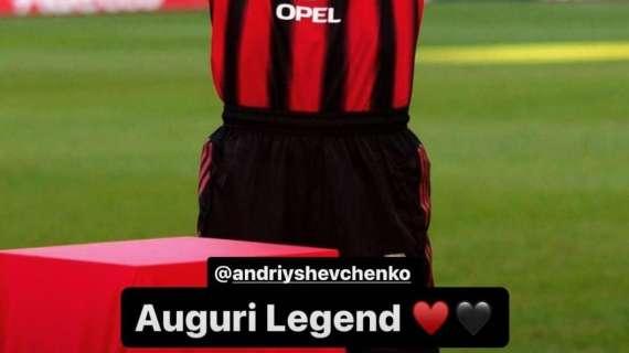 Compleanno Shevchenko, Giroud: "Auguri Leggenda"
