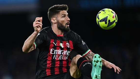 Gazzetta - Milan, problema al tendine d'Achille per Giroud. Ma c'è fiducia per il Napoli