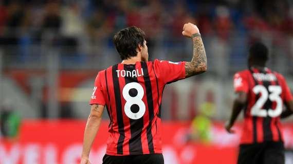 Tonali simbolo del Milan trasformato: ha cambiato testa e cuore