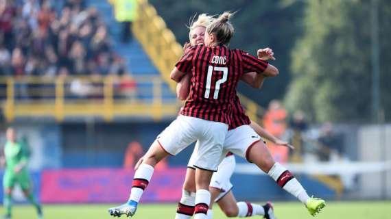 Conc, prima doppietta con la maglia del Milan