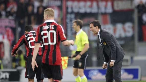Abate a lezione da Allegri. Il tecnico della Juve: "Messo a disposizione i miei concetti"