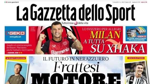 Xhaka e non solo, il mercato del Milan. Le prime pagine dei principali quotidiani sportivi