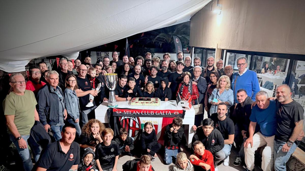 Il Milan Club Gaeta festeggia 40 anni con la Supercoppa Italiana vinta 3-2 contro l’Inter