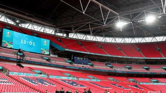 Italia e Austria non faranno la rifinitura a Wembley: la UEFA vuole tutelare il prato dello stadio