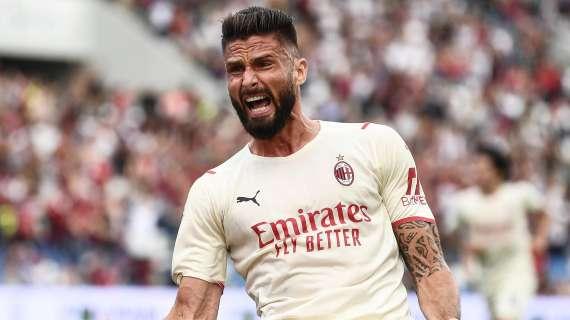 La doppietta-scudetto di Giroud è la terza in campionato per il francese
