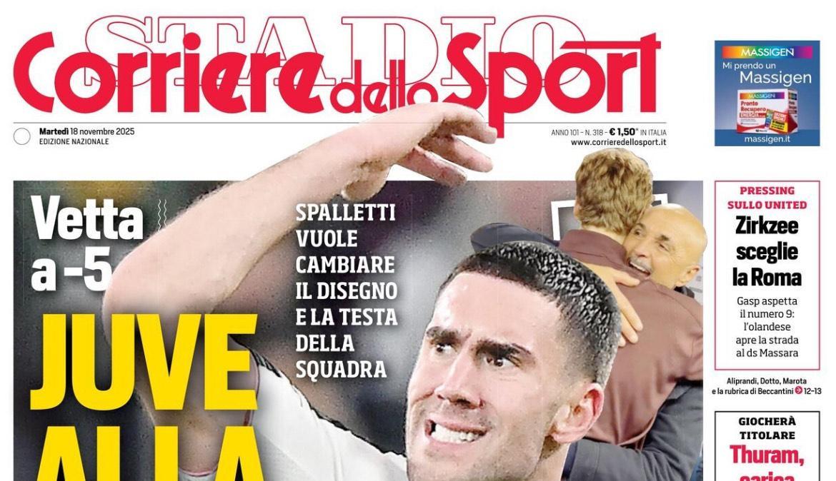 Il CorSport in prima pagina: "Il Milan prova per Fullkrug"