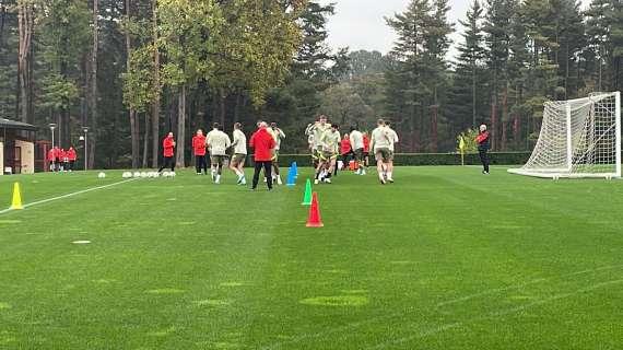 MN - Milanello, al via la rifinitura prima della Dinamo: assenti Diaz e Dest