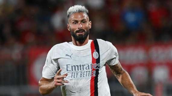 Giroud certezza del Milan: il francese è pronto a dimsotrare che l'età è solo un numero