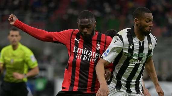 Milan-Udinese, proteste per il contatto Tomori-Beto: SPA o DOGSO? L'analisi regolamento alla mano