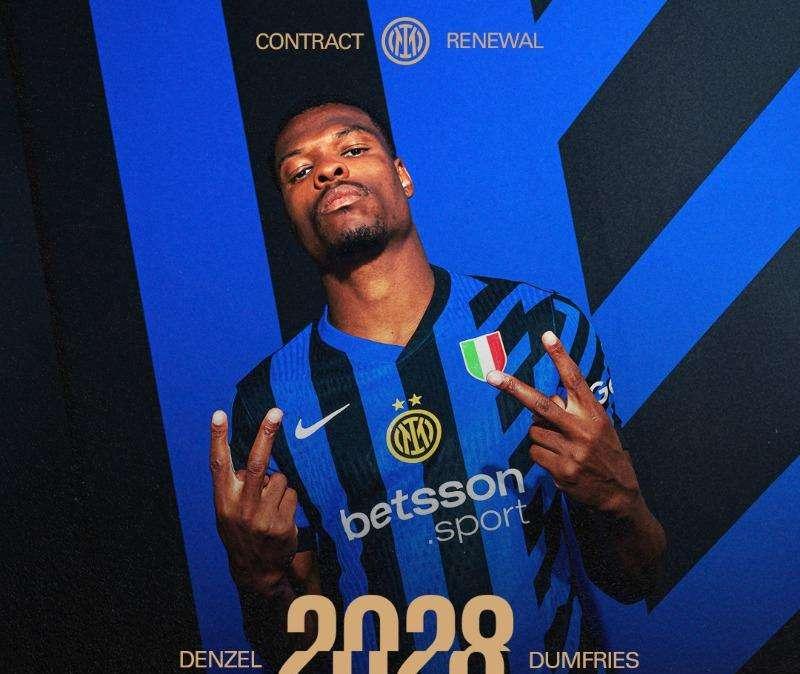 UFFICIALE: Inter, rinnovo fino al 2028 per Dumfries