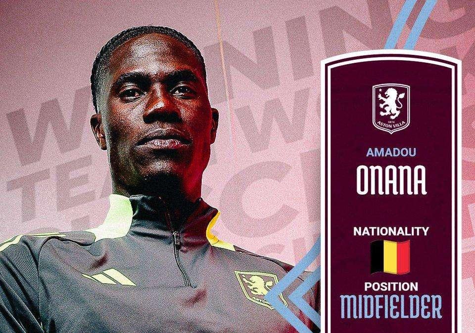 UFFICIALE: Aston Villa, ecco Amadou Onana