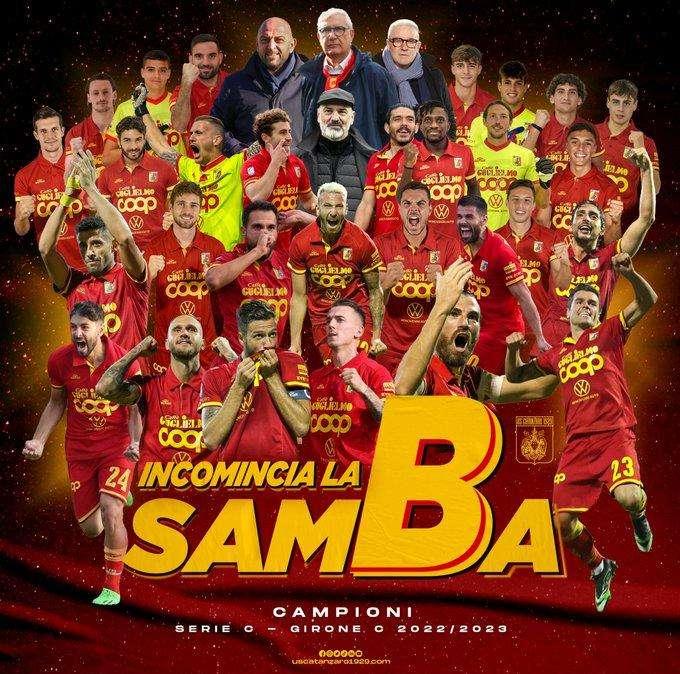 Esulta il Catanzaro: promozione in Serie B con cinque turni d'anticipo!
