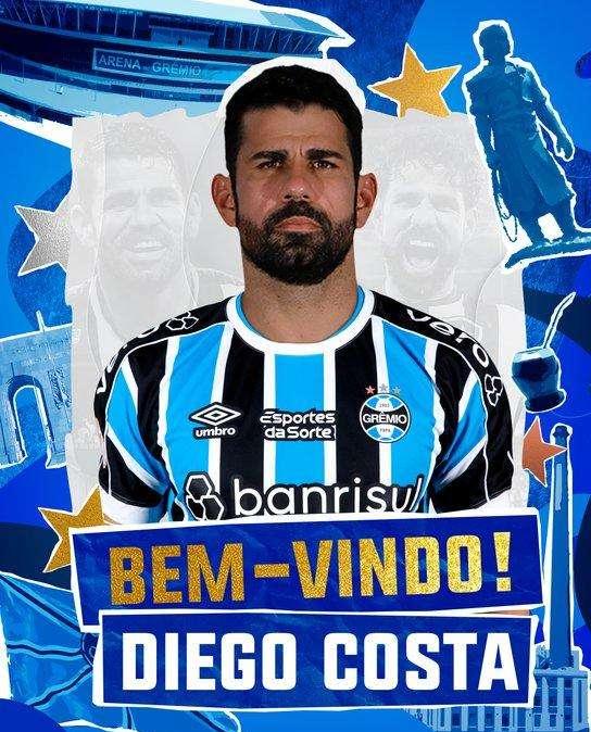 UFFICIALE: Gremio, ecco Diego Costa