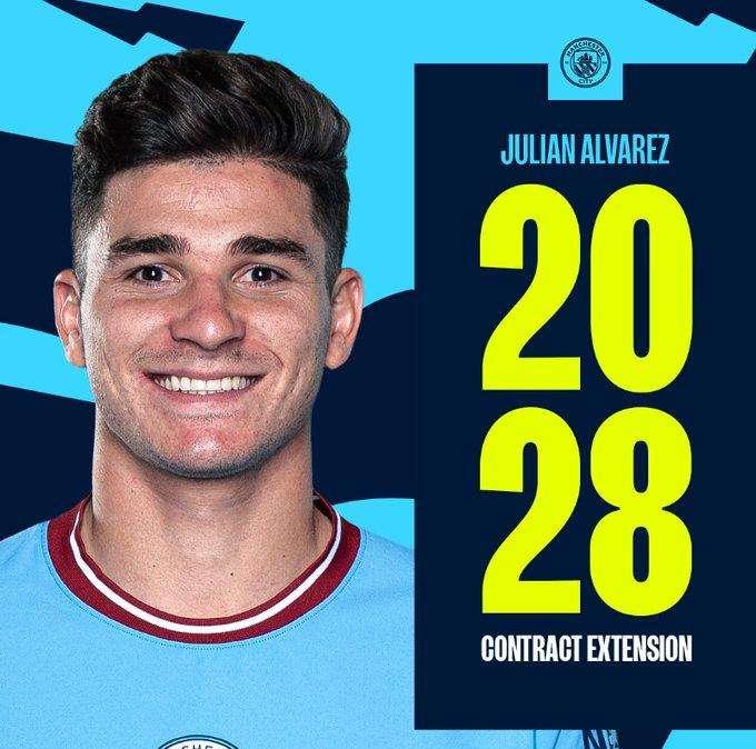 UFFICIALE: Manchester City, rinnovo per Julian Alvarez