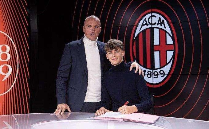 Milan, contratto da professionista per il giovane Ossola