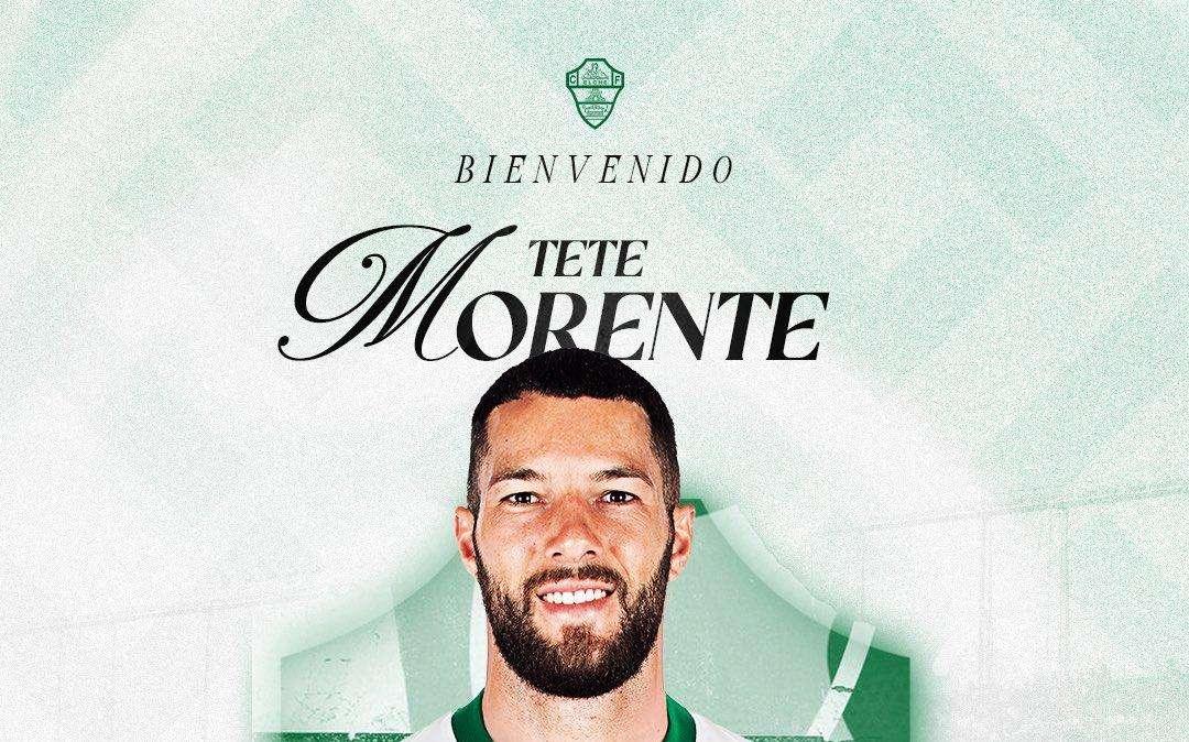 UFFICIALE: Elche, torna Tete Morente