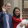 Royal Baby:  La duchessa di Cambridge splendida mamma in rosso.