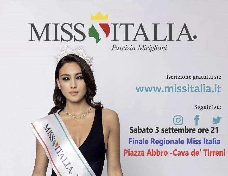 Miss Italia 2022, sabato 3 settembre a Cava de’ Tirreni, in arrivo una Finale Regionale: modelle alla ricerca del prestigioso pass