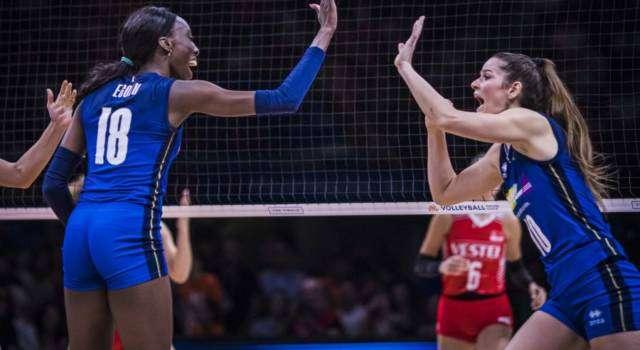 Finale di Nations League, Italia-Brasile: azzurre a caccia dell’oro