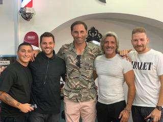 L’ex portiere della Juve Stabia - Della Corte” Cambio di look dal mio amico Gaetano Foria”.