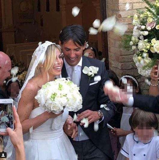 Fiori d'arancio per Mister Inzaghi 