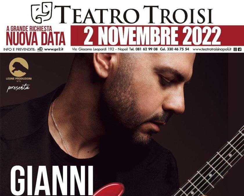 Gianni Fiorellino in Tour a Napoli in quel del Teatro Troisi, è stata necessaria una quarta data