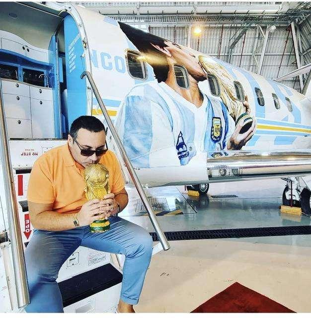 Maradona Fan Fest, la collezione di Antonio Luise su Diego al Qatar Airways