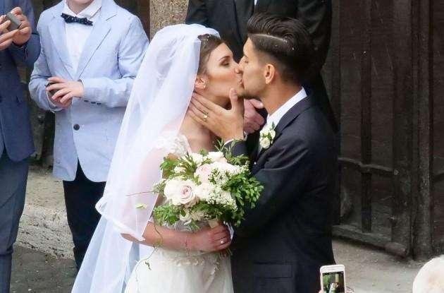 Lorenzo Pellegrini e Veronica si sono detti sì