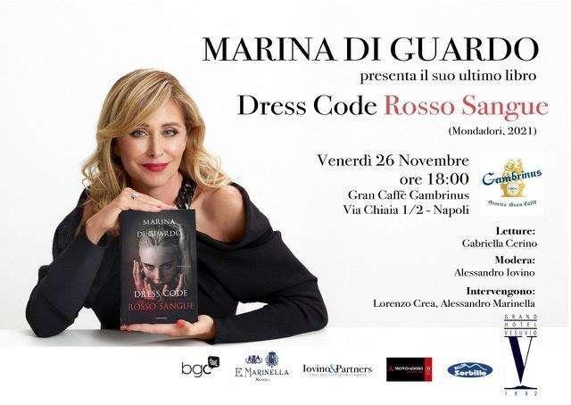 EVENTI:”MARINA DI GUARDO A NAPOLI PER PRESENTARE IL NUOVO LIBRO “.