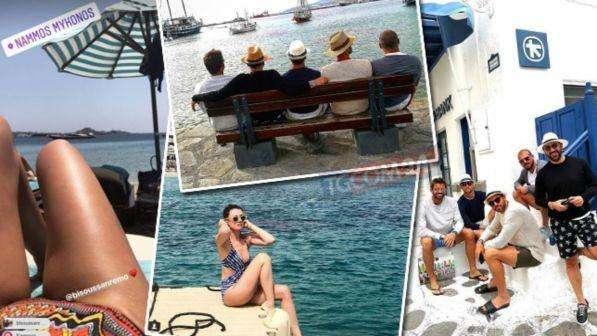 Calciatori in ferie, gli juventini sono a Mykonos