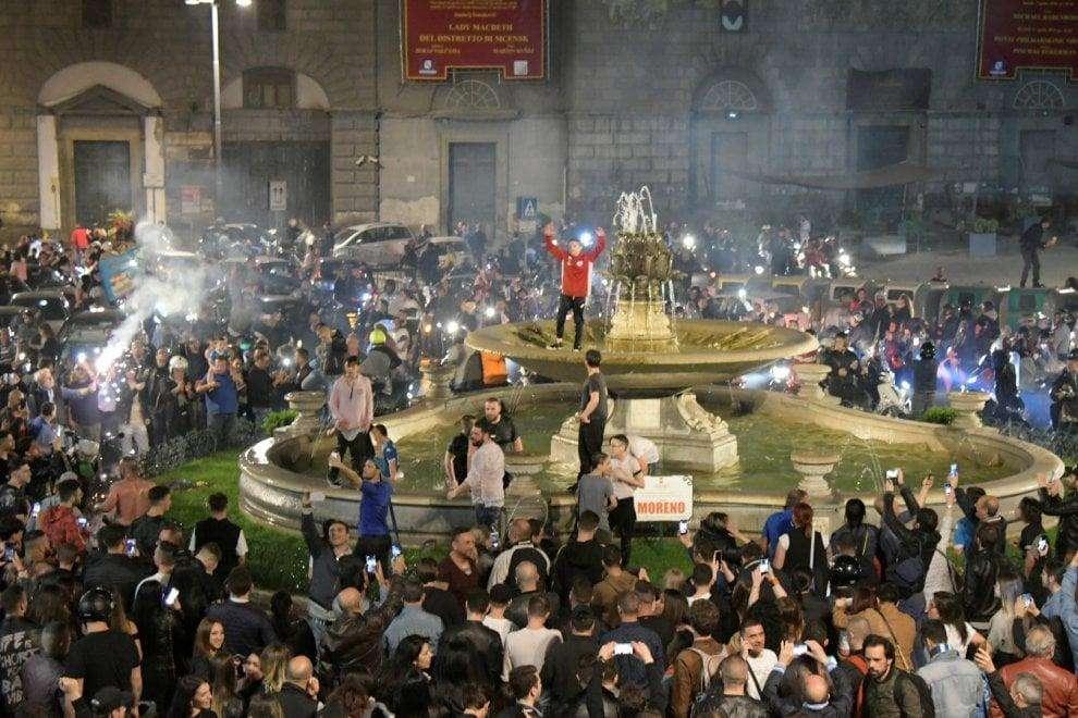 I tifosi del Napoli ci credono e iniziano a festeggiare.