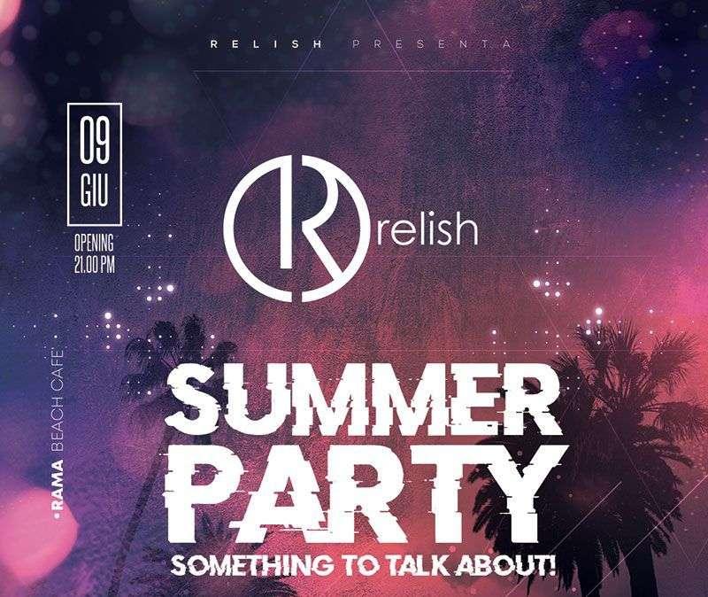 Al Rama Beach Cafè, Relish: tra collezione primavera estate, suggestioni, emozioni e tanto altro