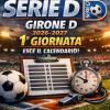 Serie D 2026-2027: ecco la 1° giornata del girone D