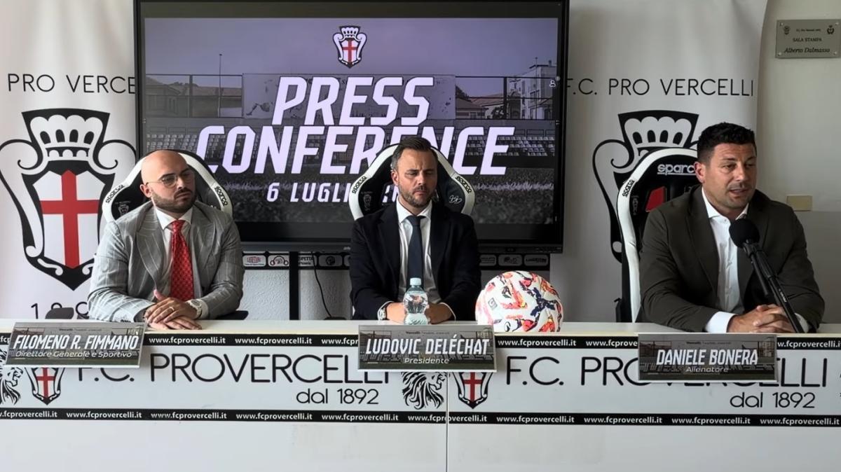 Pro Vercelli, Bonera svela la tattica: «Difesa a quattro e tanto entusiasmo»