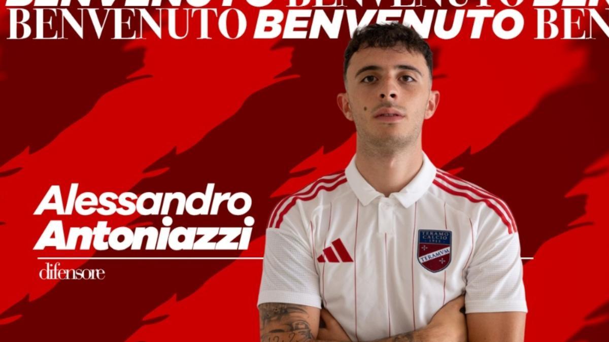 Antoniazzi torna a casa: il difensore classe 2005 riabbraccia il Teramo